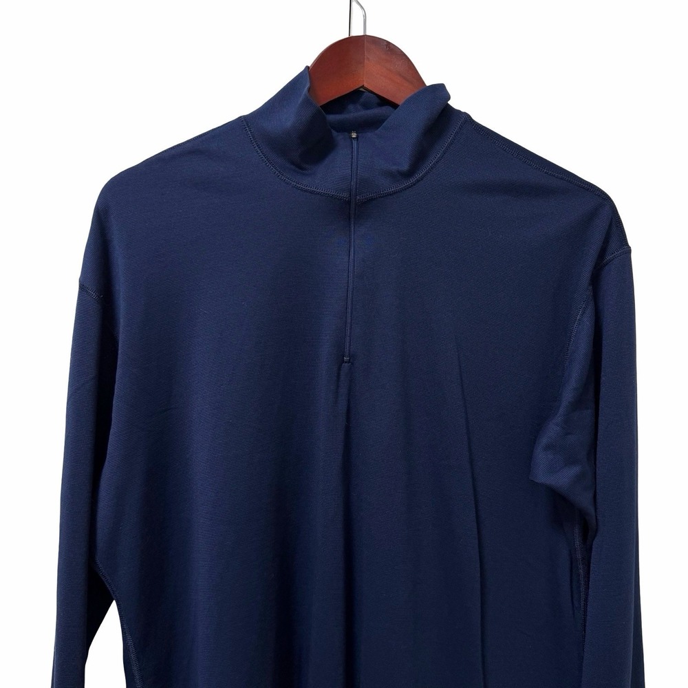 Patagonia Womens Capeline Polartech Baselayer Top Size XL Navy Outdoor Layers - Picture 3 of 6